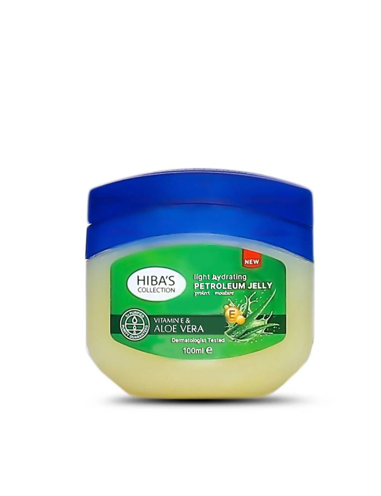 Picture of Hiba's Light Petrolium Jelly Vitamin E & Aleo Vera 100ml