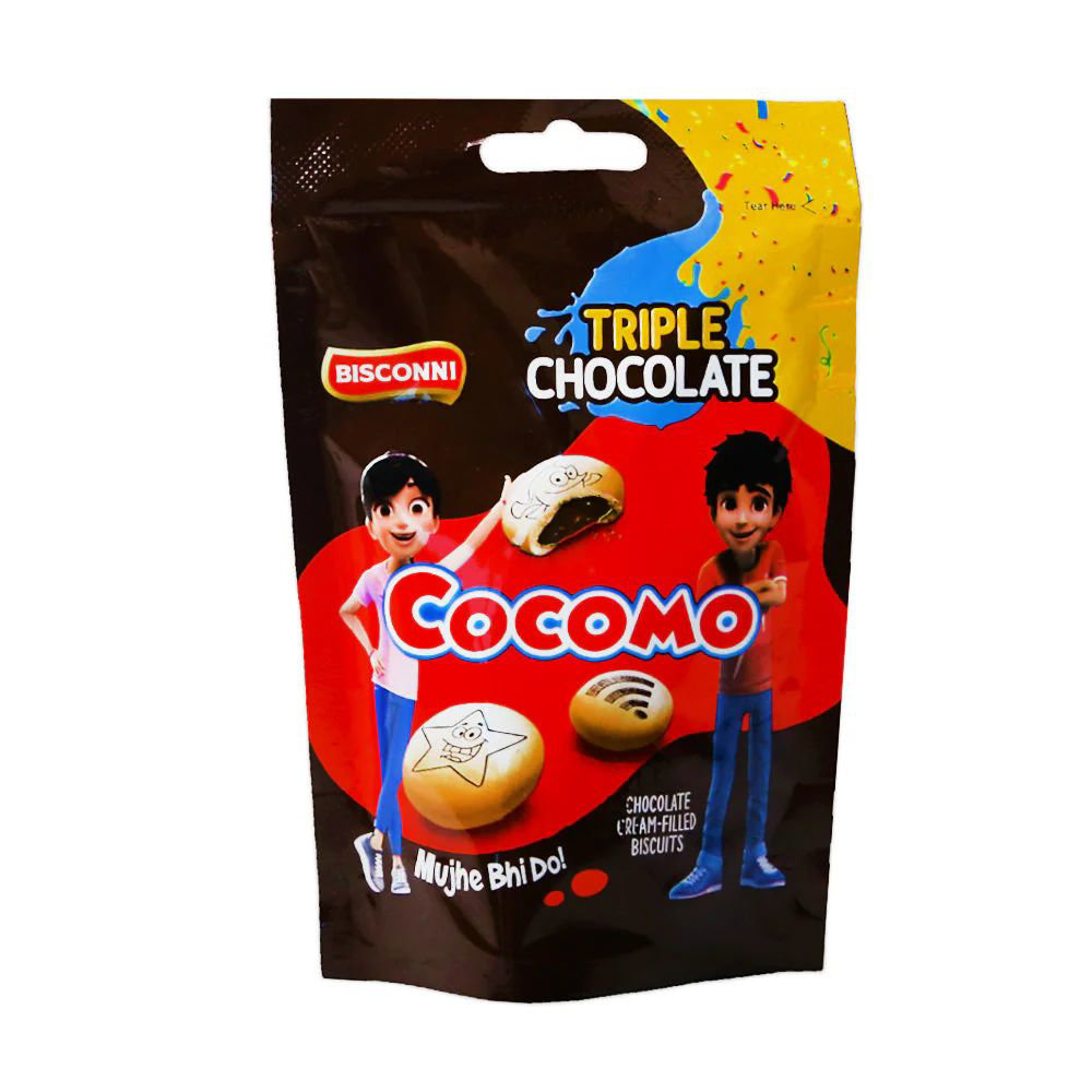 Picture of Bisconni Cocomo Tripple Chocolate Biscuits 39gm