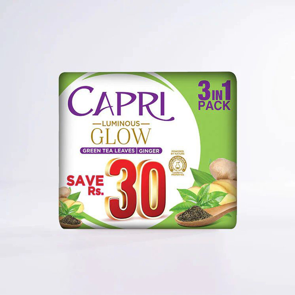 Picture of Capri Luminous Glow Ginger Soap 3pcs 120gm