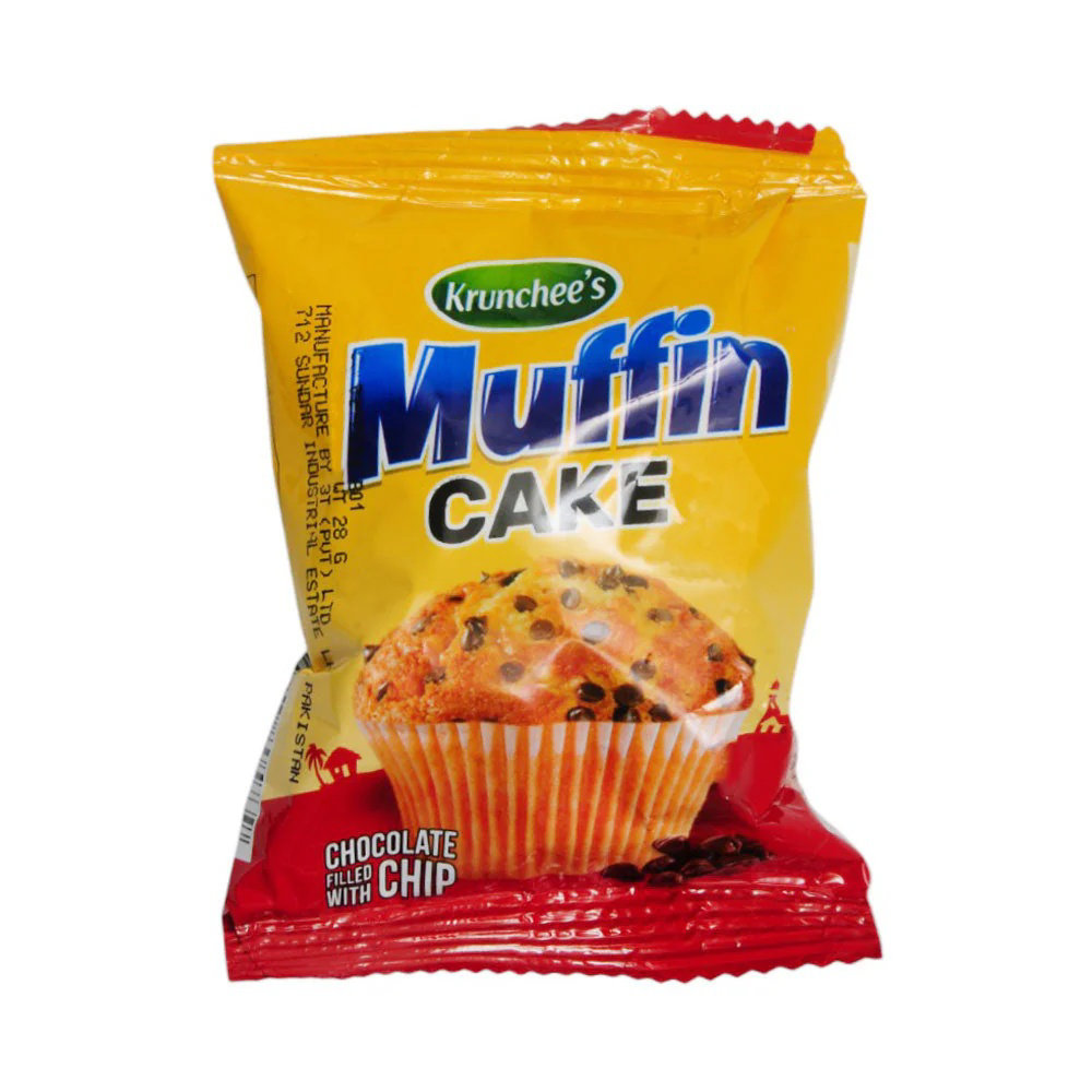 Picture of Krunchee's Chocolat Chip Muffin Cake 28GM