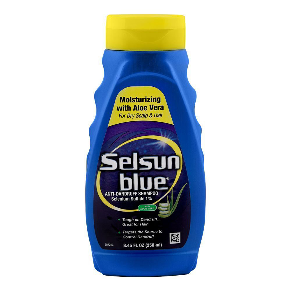 Picture of Selsun Blue Moisturizing & Aloe Vera Shampoo 250ML
