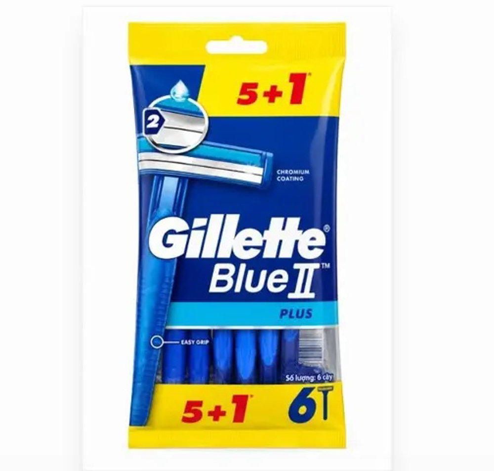 Picture of Gillette Blue 2 Plus Razor 5Pack Uk 