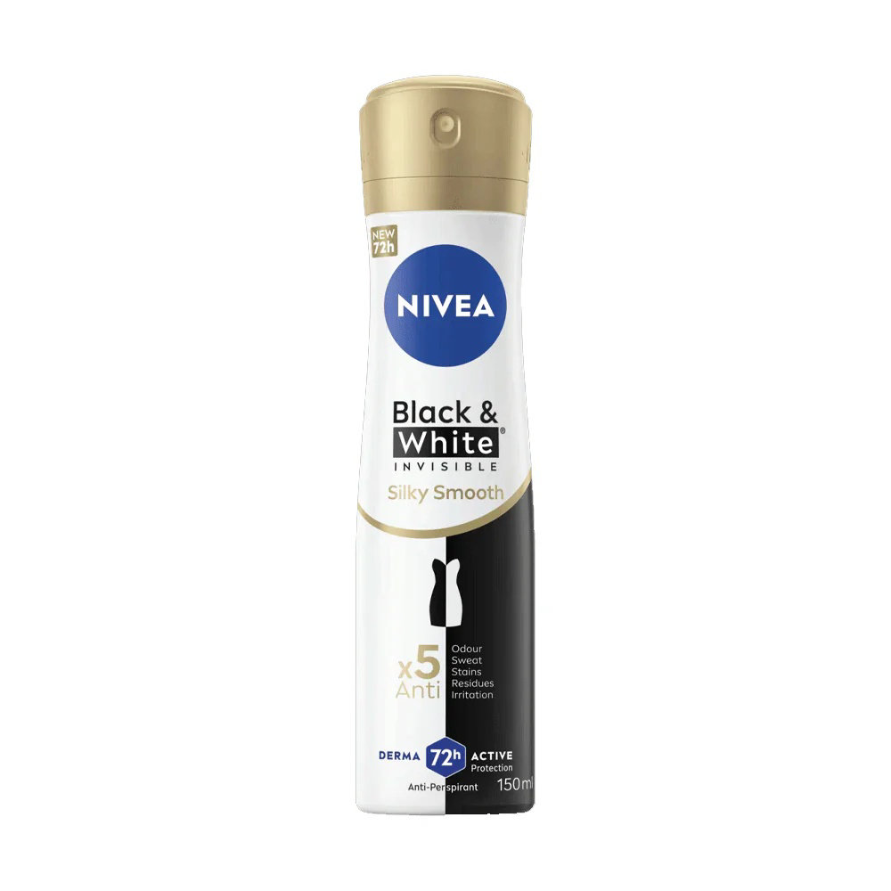 Picture of Nivea Black & White Invisible Silky Smooth Spray 150ML