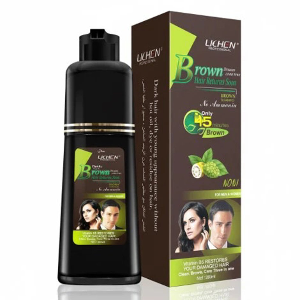 Picture of Lichen Hair Light Brown Shampoo 200ML
